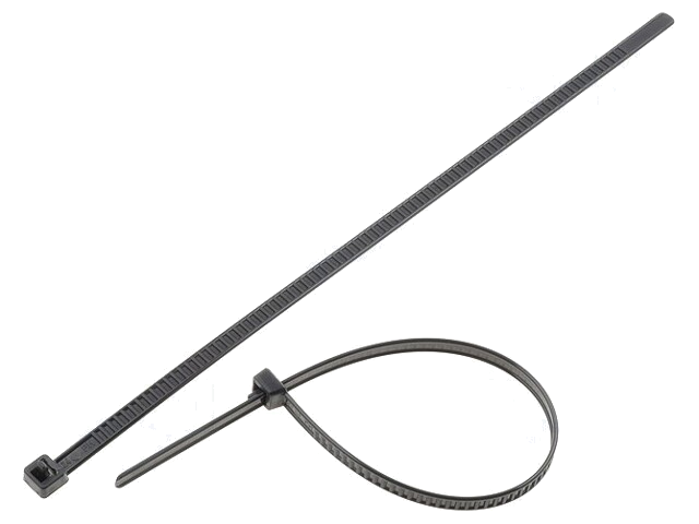 Kabelbinder; losmaakbaar; L: 195mm; W: 4,7mm; polyamide; 245N; zwart Kabelbinder; losmaakbaar; L: 195mm; W: 4,7mm; polyamide; 245N; zwart
